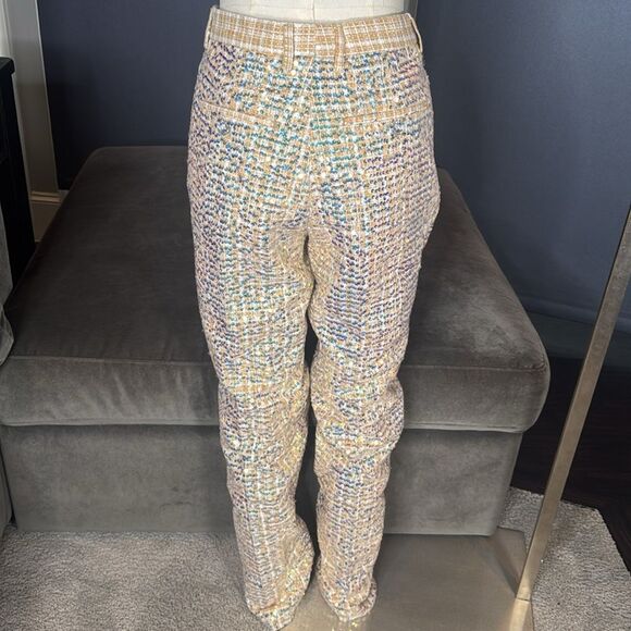 Men’s Gold Fully Sequined Formal Party Dress Pants Size 34 NEW - Picture 5 of 10